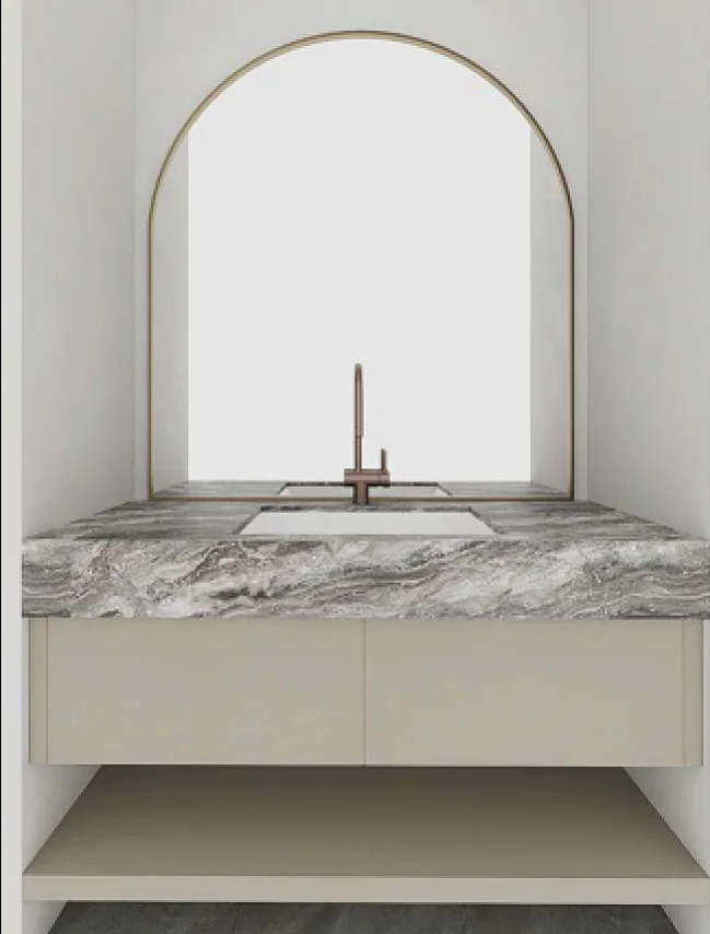 Second floor vanity approval render