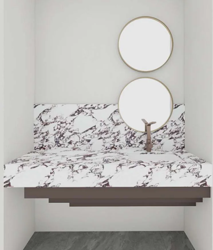 Powder bath vanity approval render