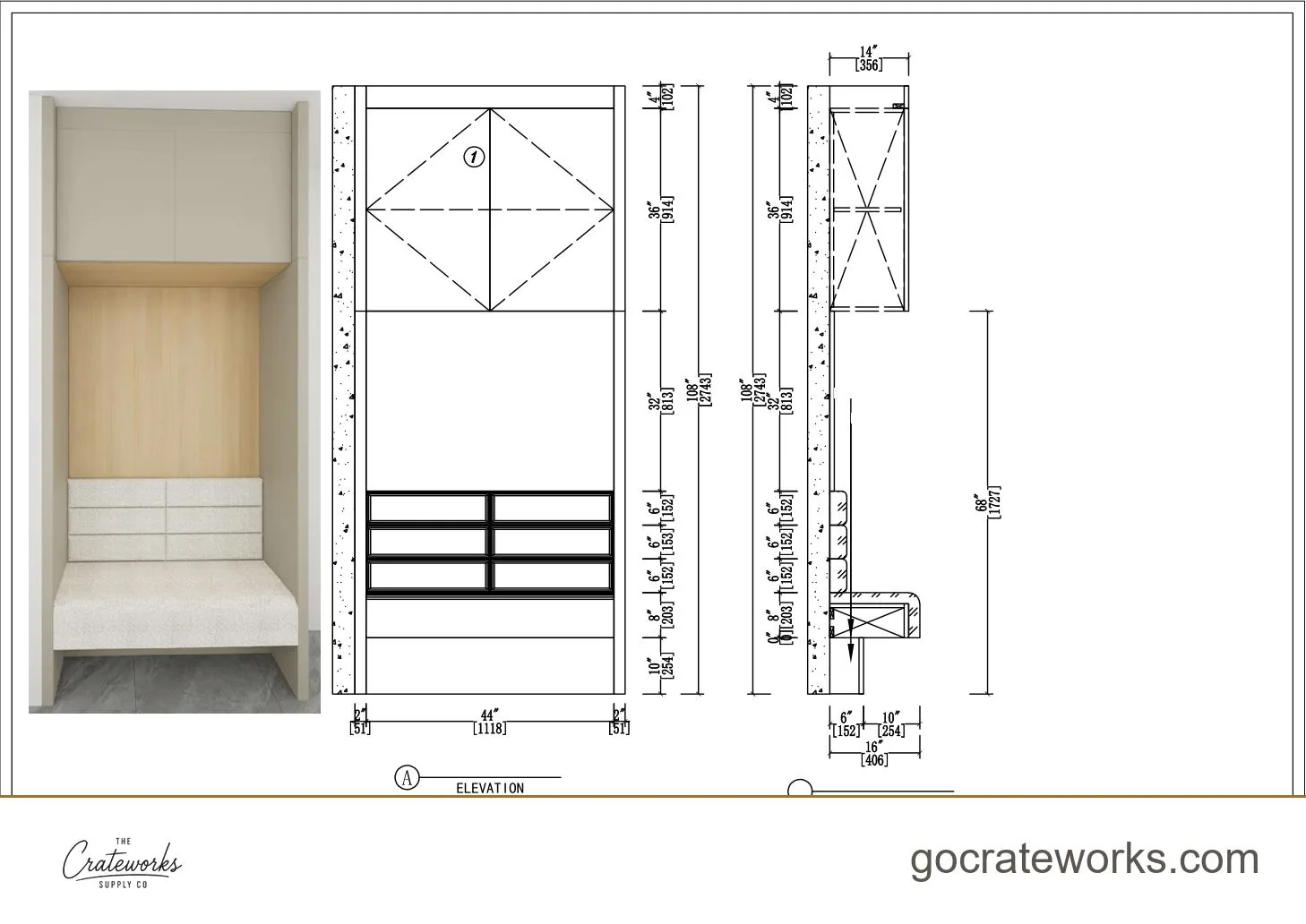 Cabinetry shop drawing sheet 10 of 31