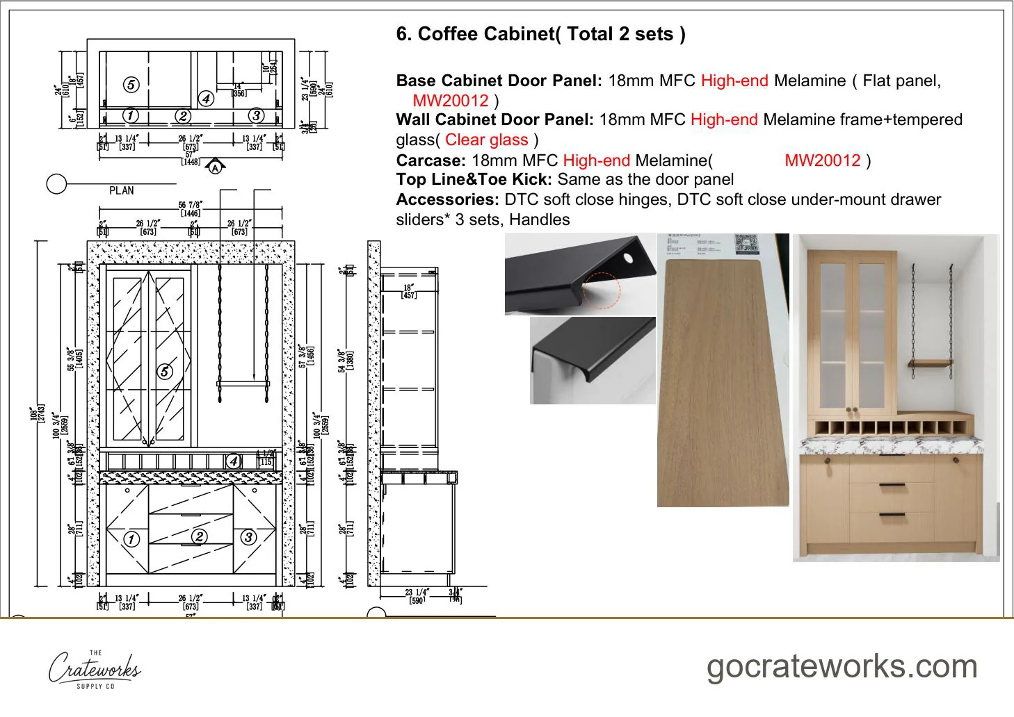 Cabinetry shop drawing sheet 11 of 31