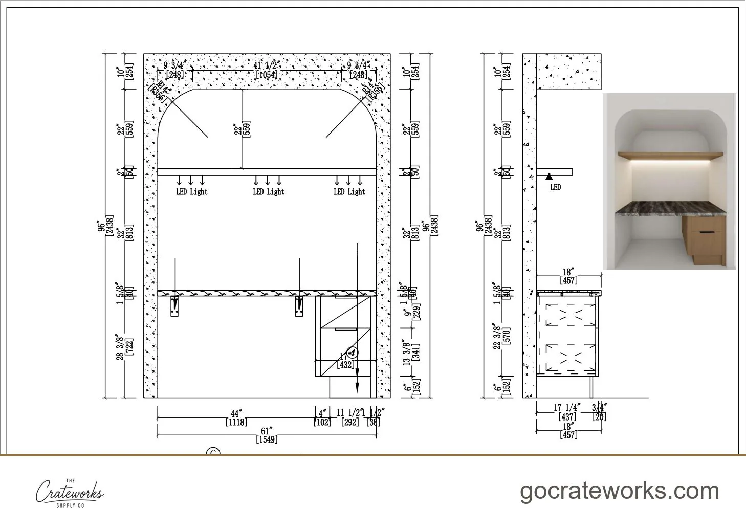 Cabinetry shop drawing sheet 17 of 31