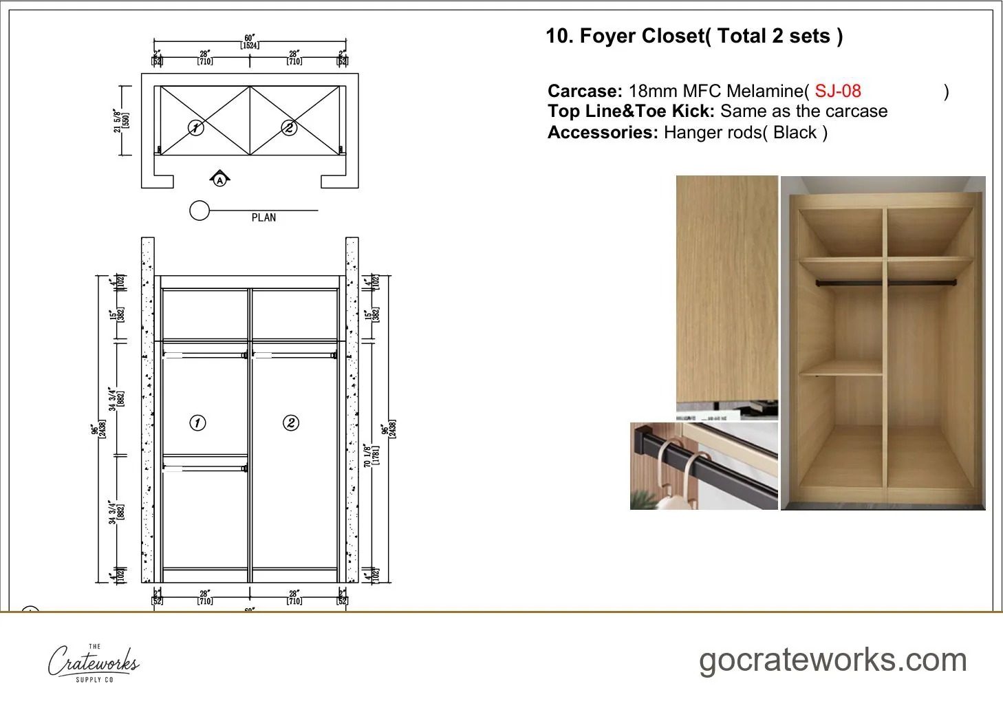 Cabinetry shop drawing sheet 19 of 31