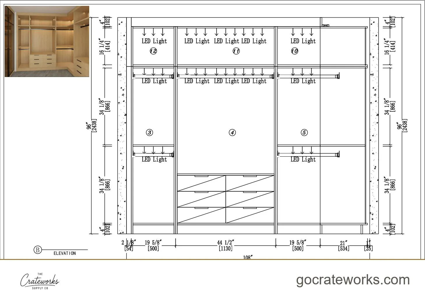 Cabinetry shop drawing sheet 24 of 31