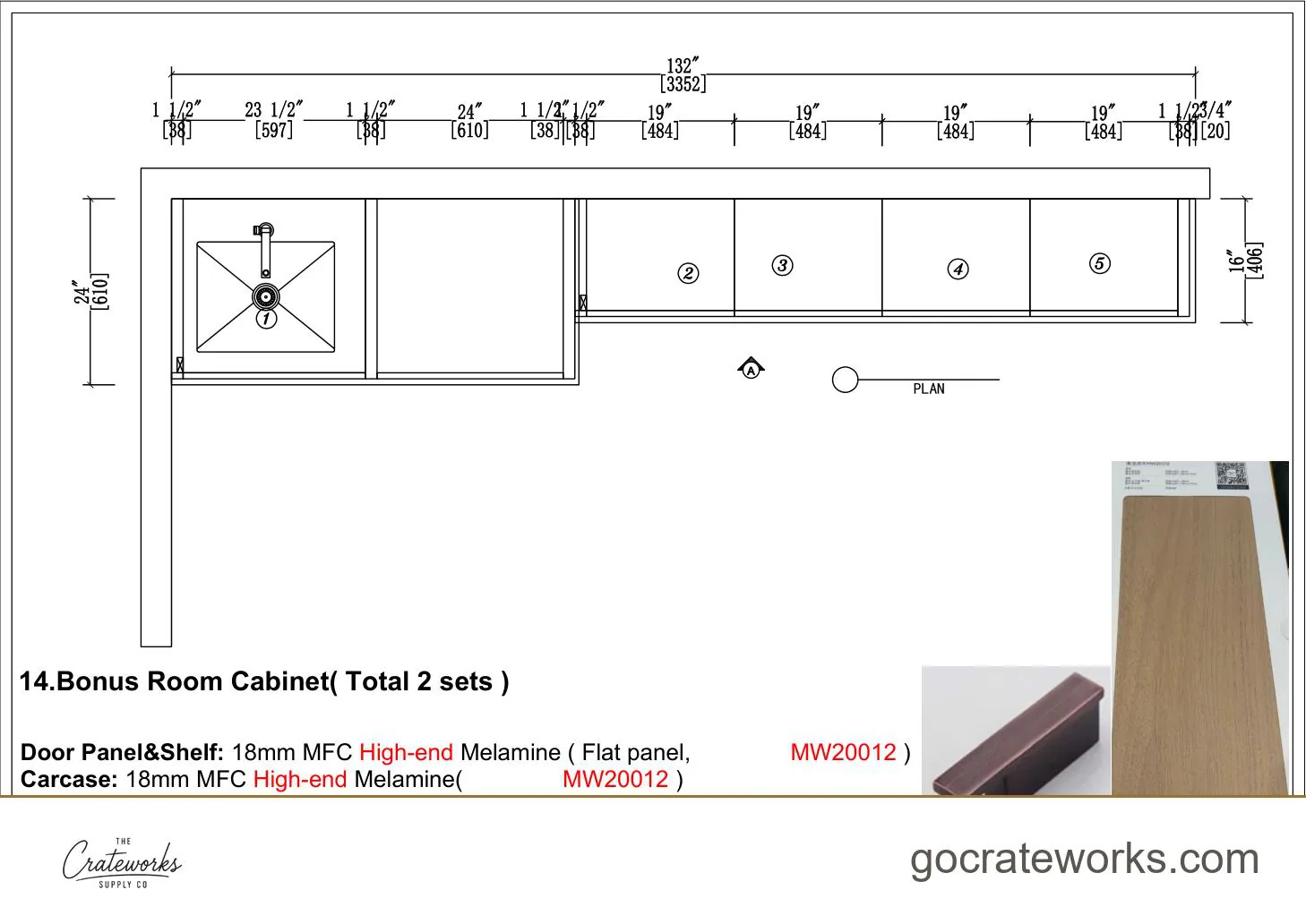 Cabinetry shop drawing sheet 26 of 31
