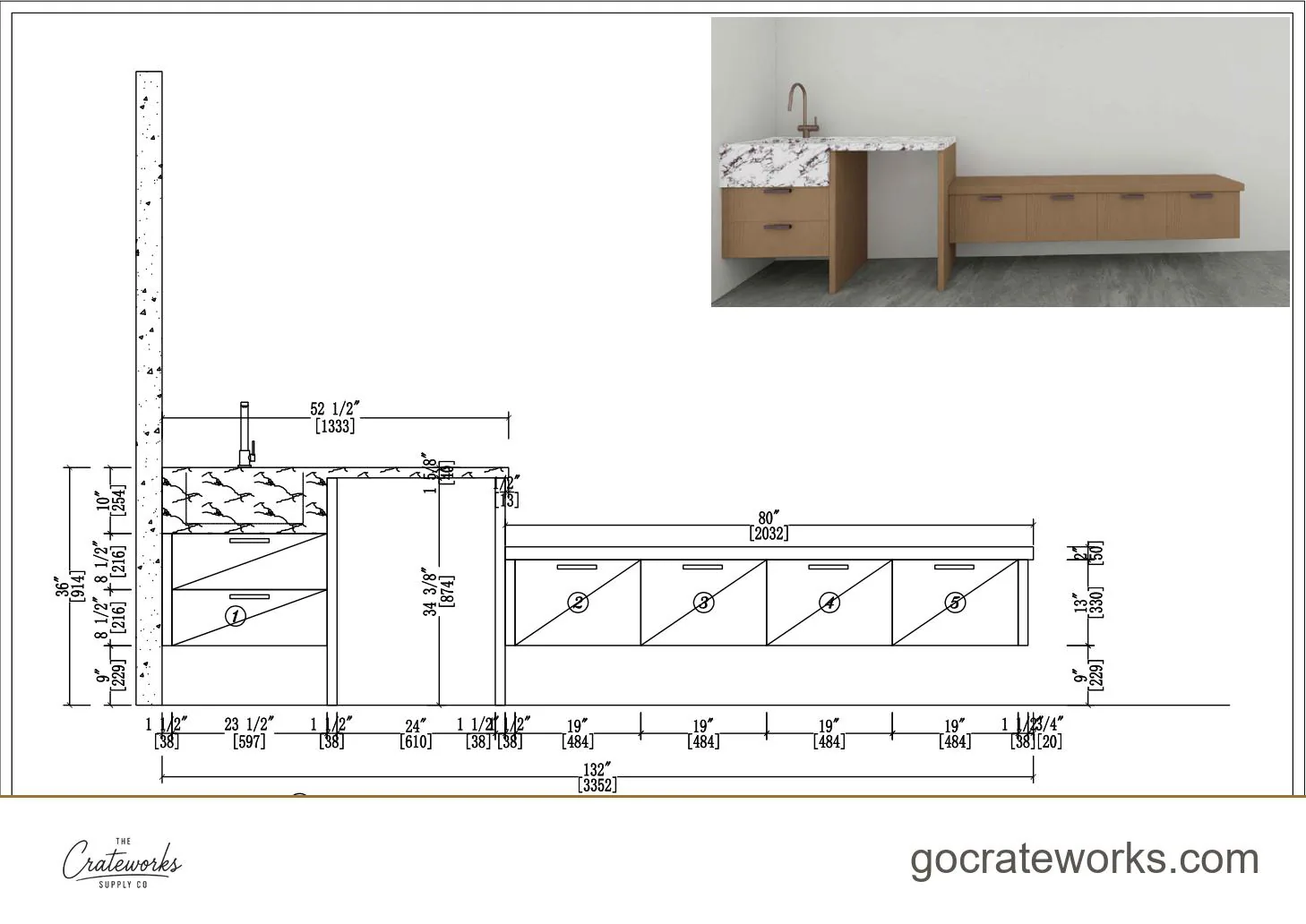 Cabinetry shop drawing sheet 27 of 31