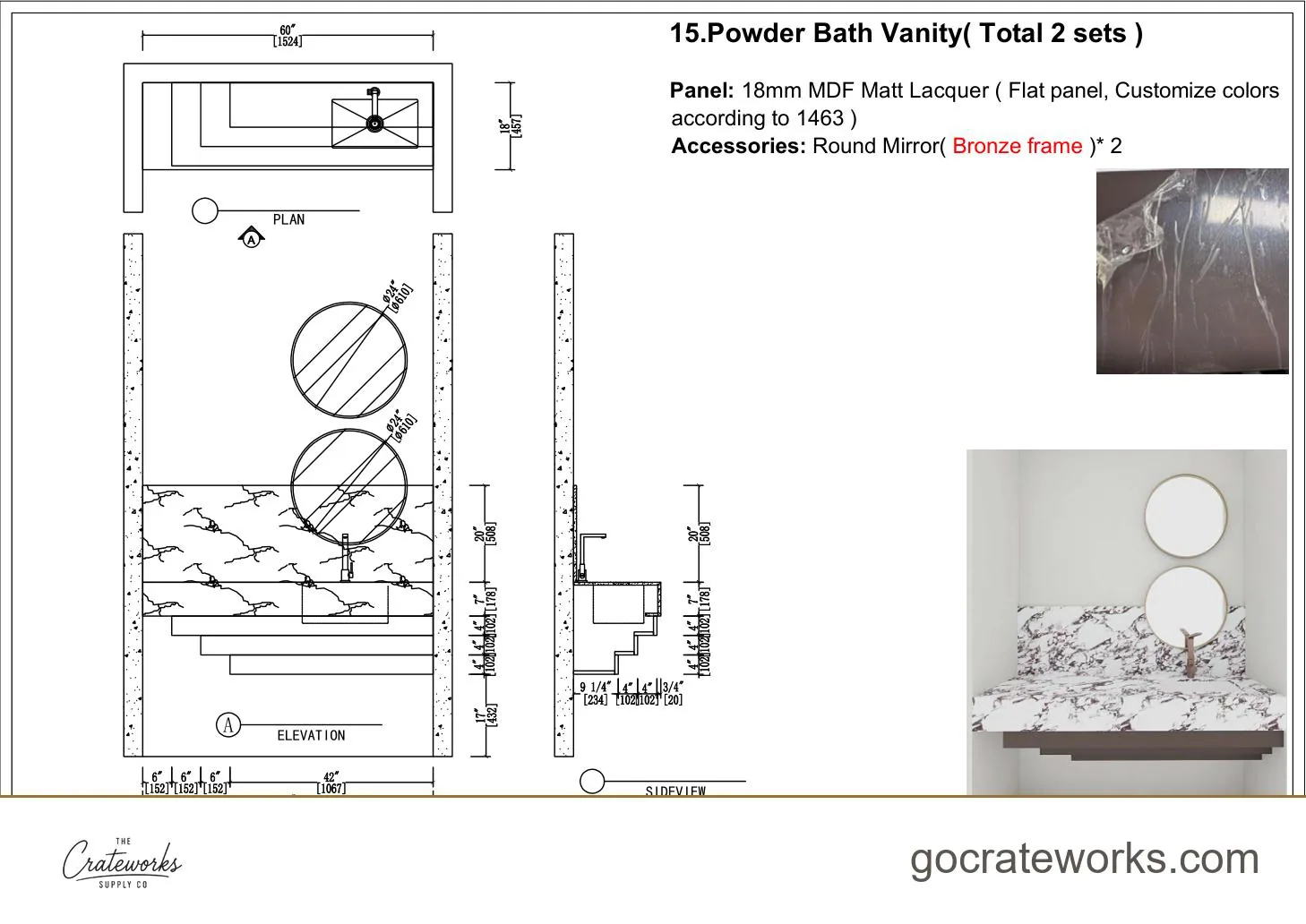 Cabinetry shop drawing sheet 28 of 31