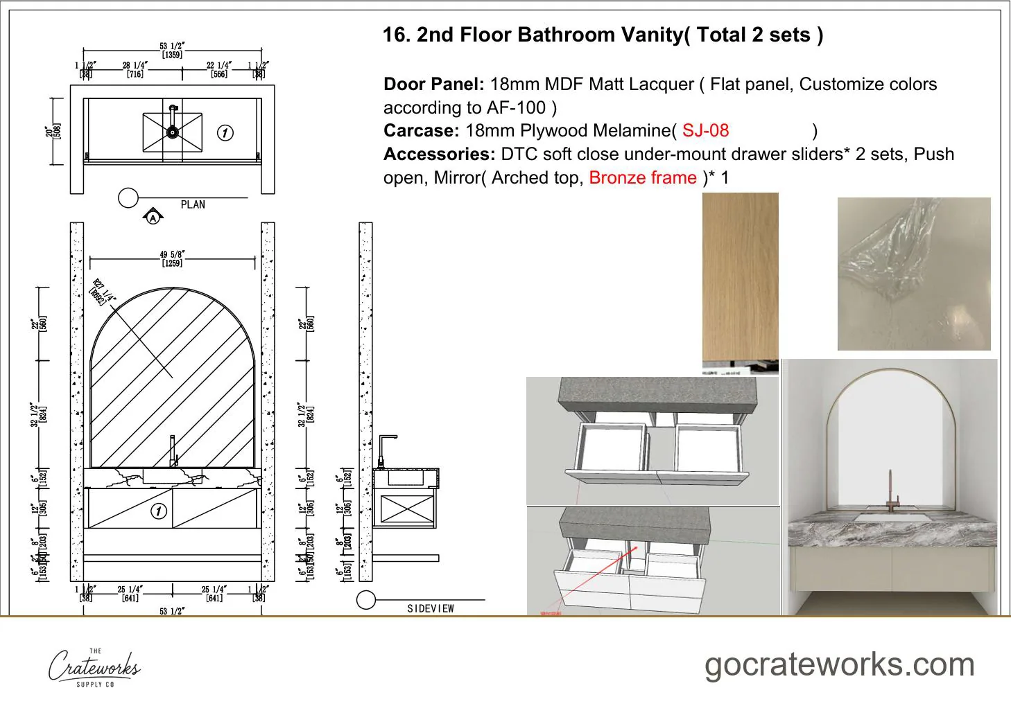 Cabinetry shop drawing sheet 29 of 31