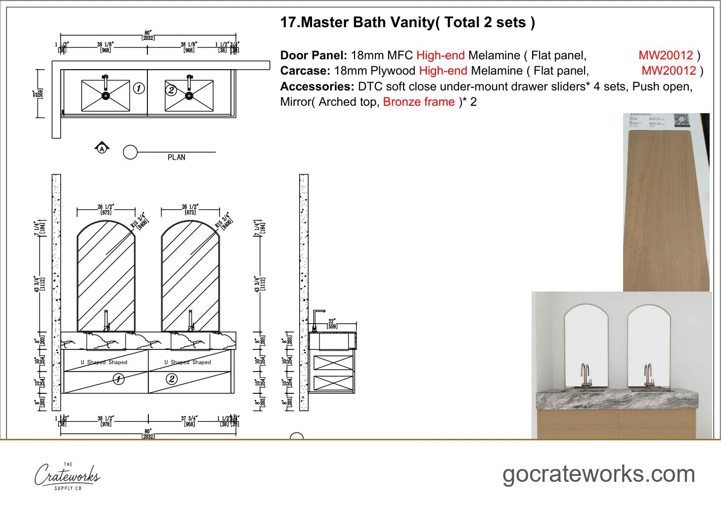 Cabinetry shop drawing sheet 30 of 31