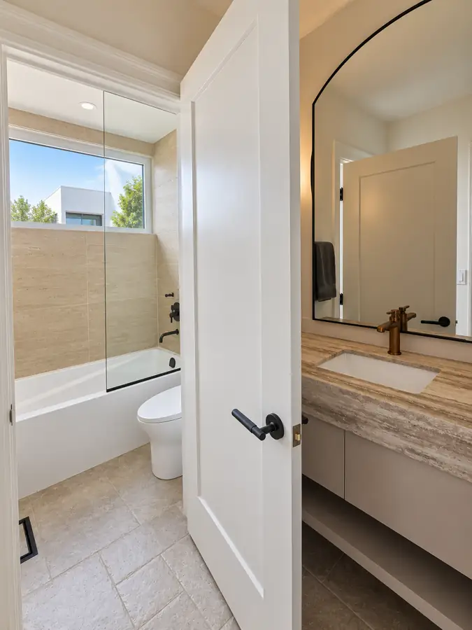 Bathrooms: Second floor bath from the door