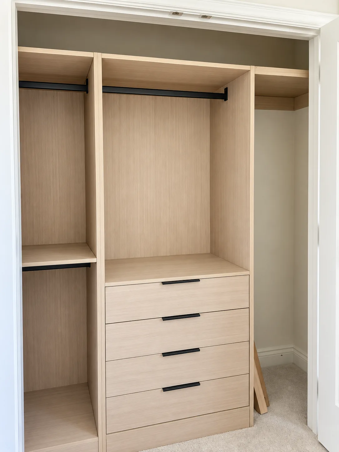 Bedroom one wardrobe installed