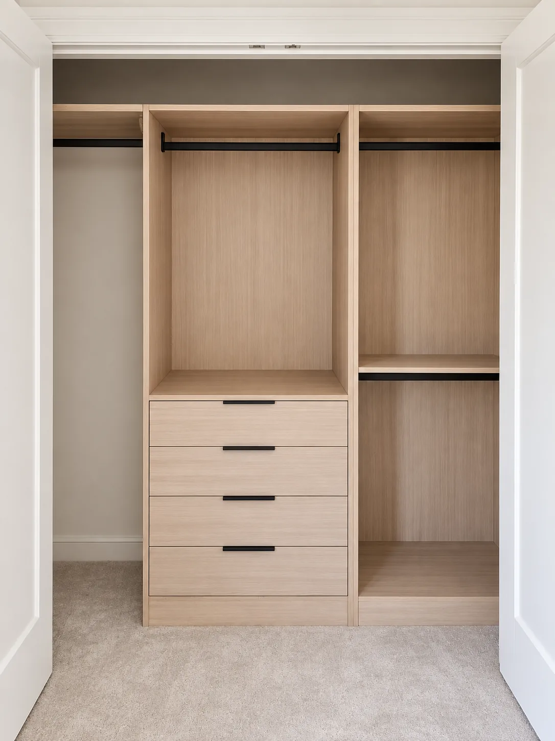 Bedroom two wardrobe installed