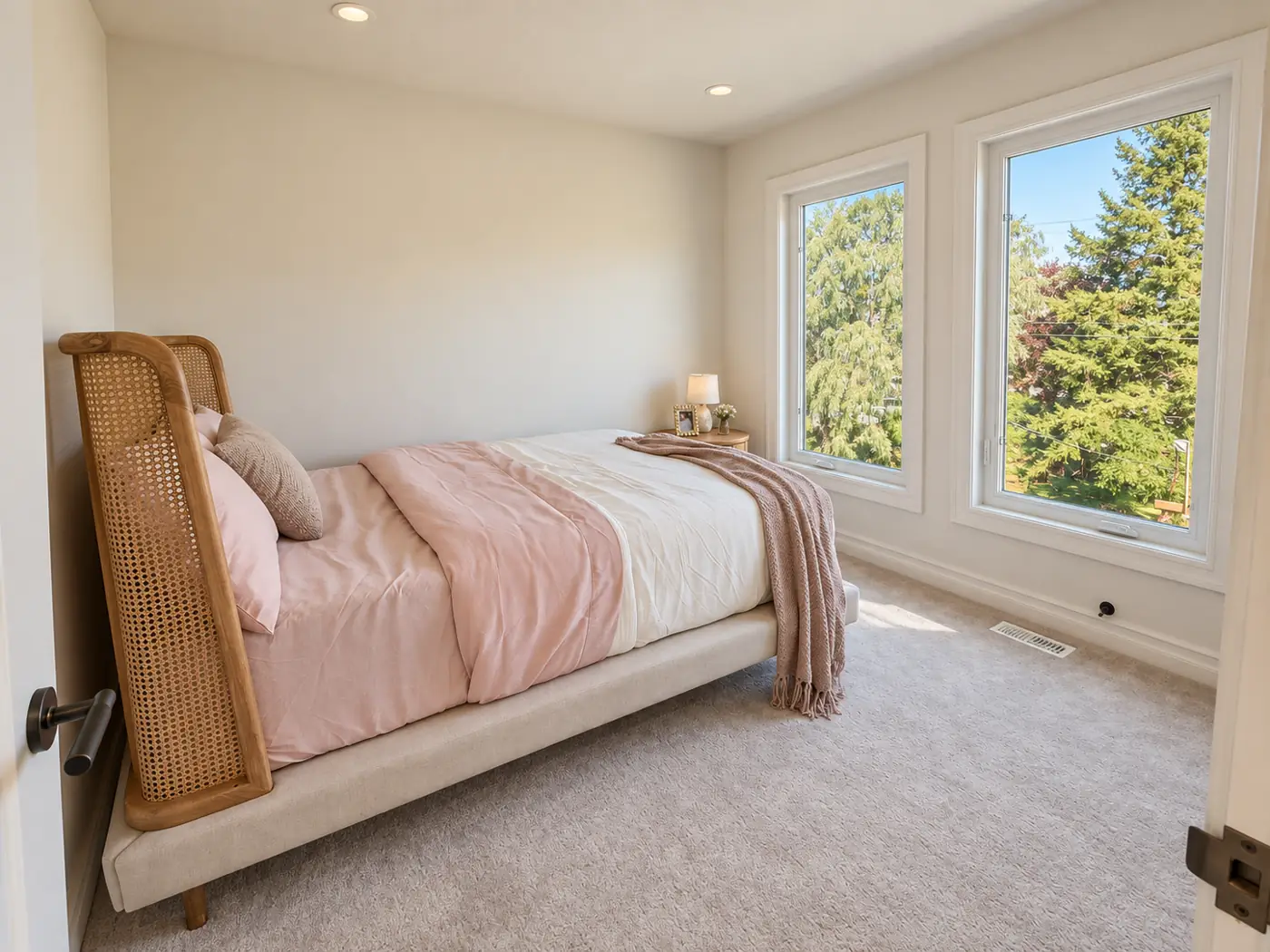 Bedroom, furnished