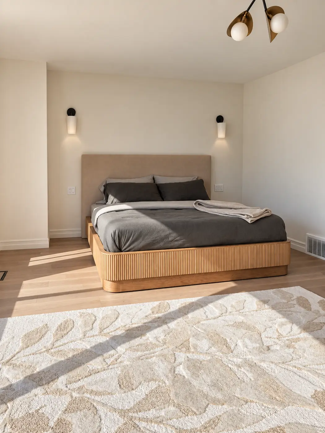 Master bedroom, furnished