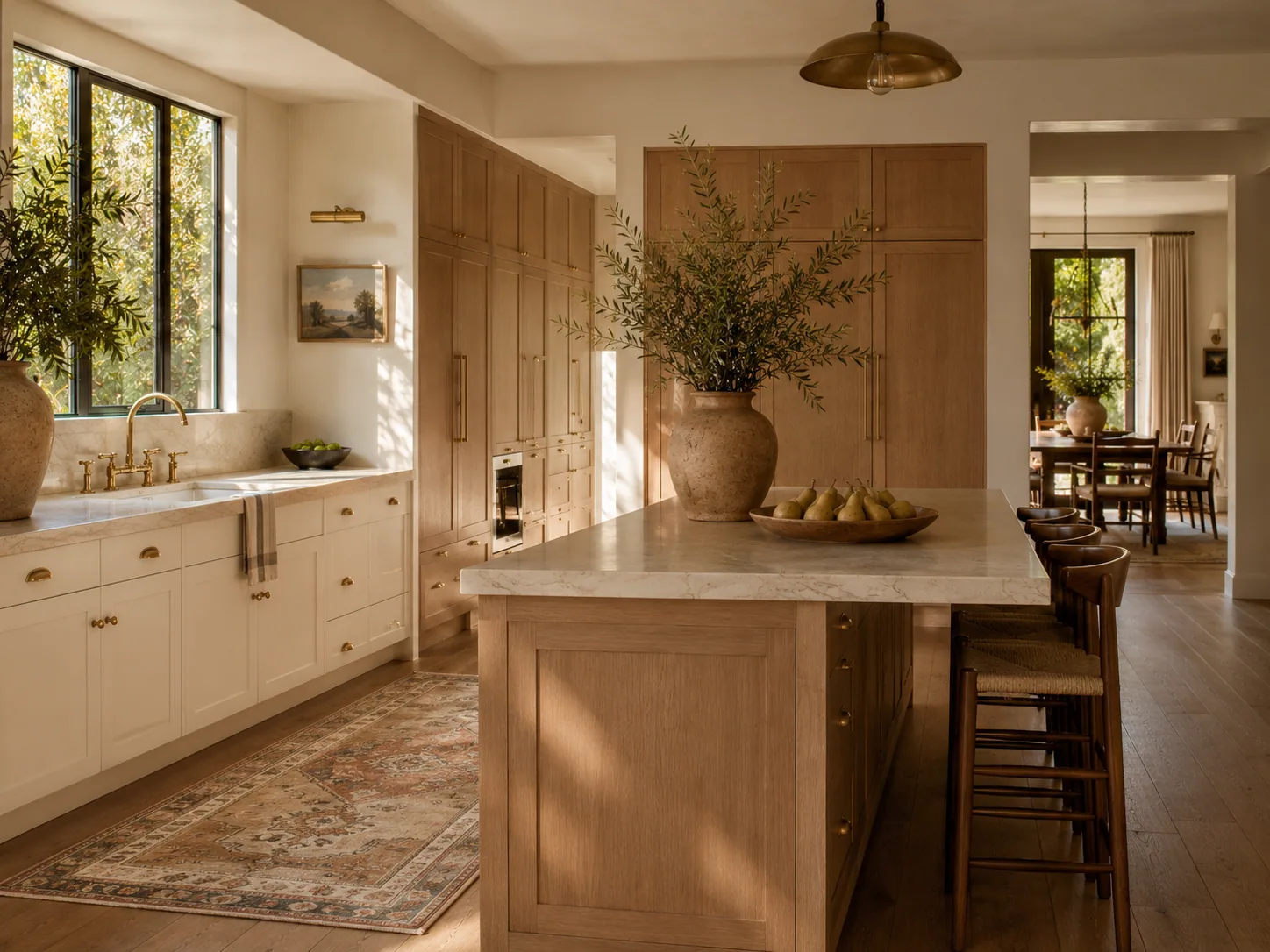 Custom kitchen cabinetry, framed door fronts