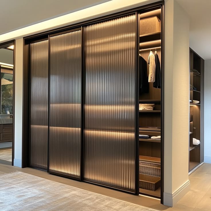 Built-in wardrobe with custom internal fit-out